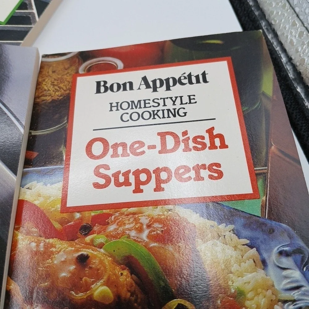 Bon‎ Appetit The Kitchen Collection Lot Cookbooks x8 Homestyle & Vol 2 VTG NOS